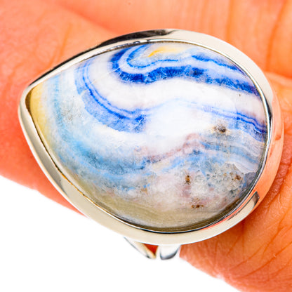Blue Scheelite Rings handcrafted by Ana Silver Co - RING104117