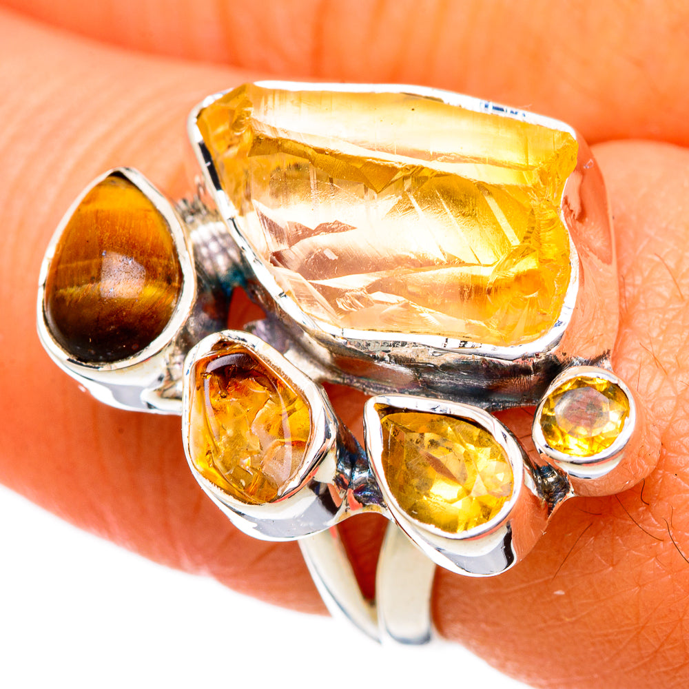 Citrine Rings handcrafted by Ana Silver Co - RING104123