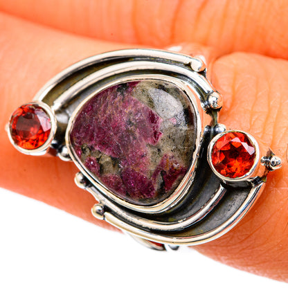 Russian Eudialyte Rings handcrafted by Ana Silver Co - RING104138