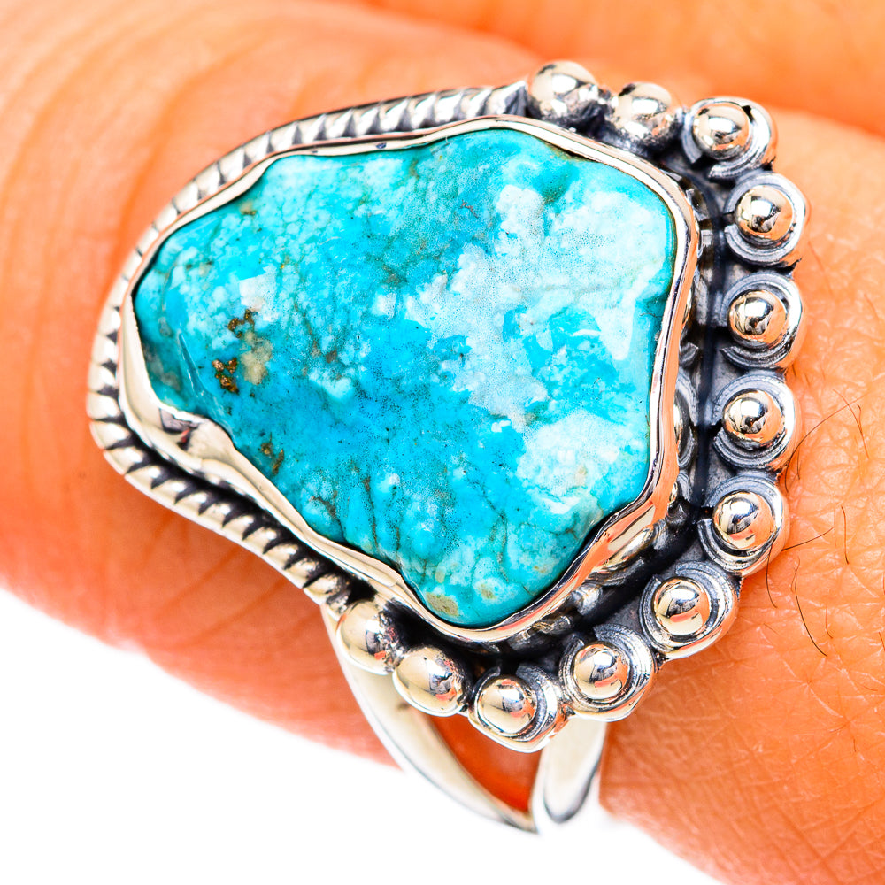 Chrysocolla Rings handcrafted by Ana Silver Co - RING104144