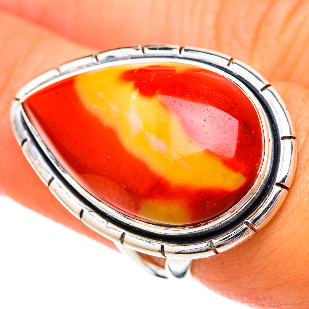 Mookaite Rings handcrafted by Ana Silver Co - RING104149