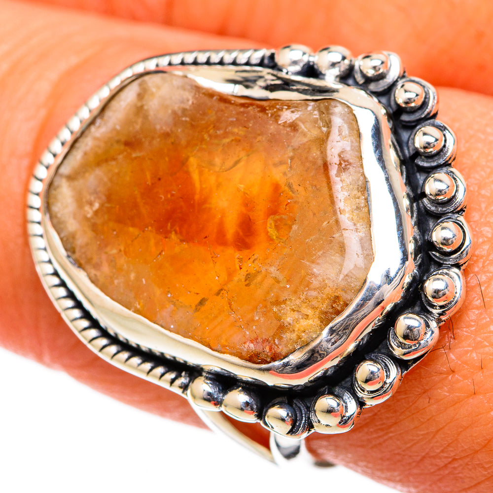 Citrine Rings handcrafted by Ana Silver Co - RING104151