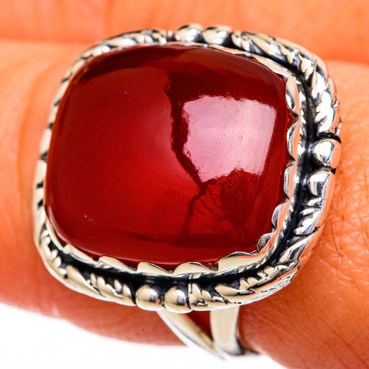 Red Onyx Rings handcrafted by Ana Silver Co - RING104152