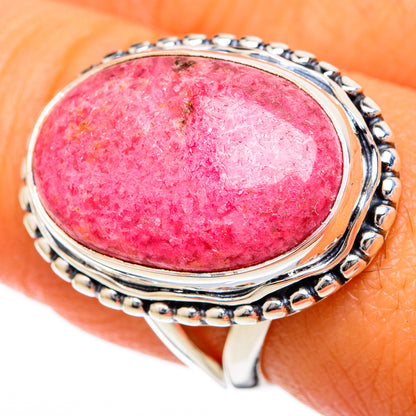 Rhodonite Rings handcrafted by Ana Silver Co - RING104154