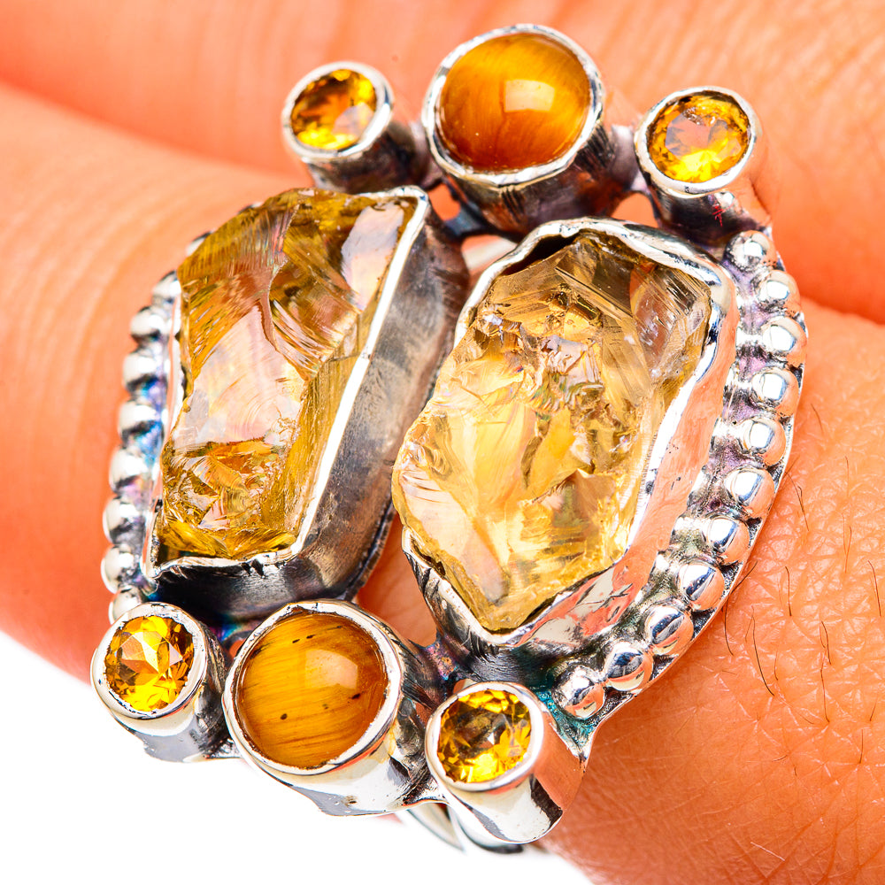 Citrine Rings handcrafted by Ana Silver Co - RING104176
