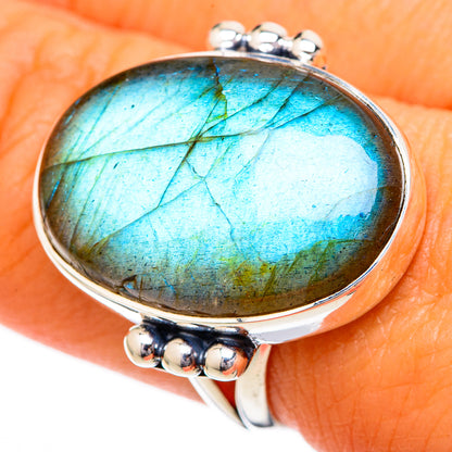 Labradorite Rings handcrafted by Ana Silver Co - RING104188
