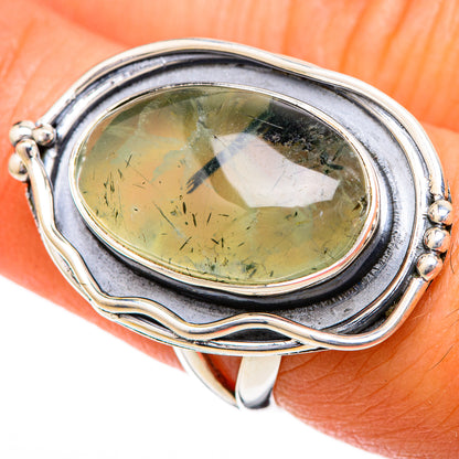 Prehnite Rings handcrafted by Ana Silver Co - RING104192