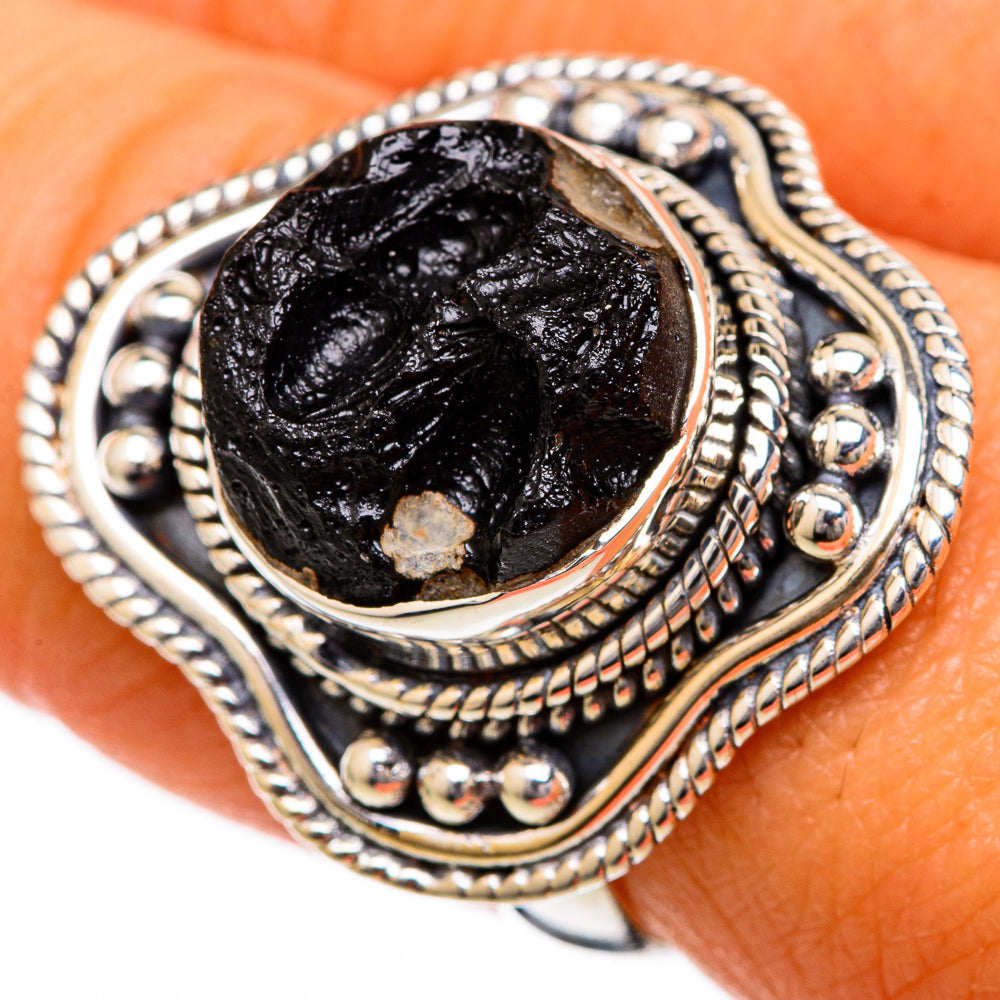 Tektite Rings handcrafted by Ana Silver Co - RING104201