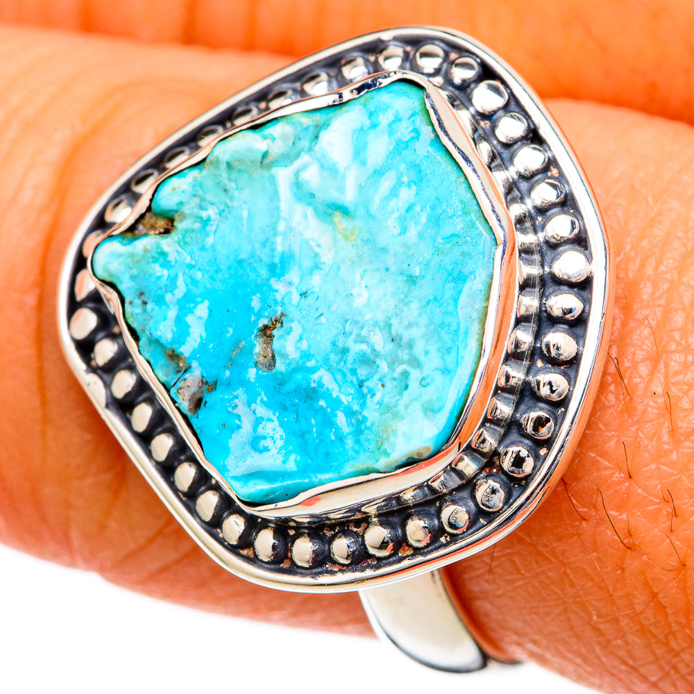 Chrysocolla Rings handcrafted by Ana Silver Co - RING104208