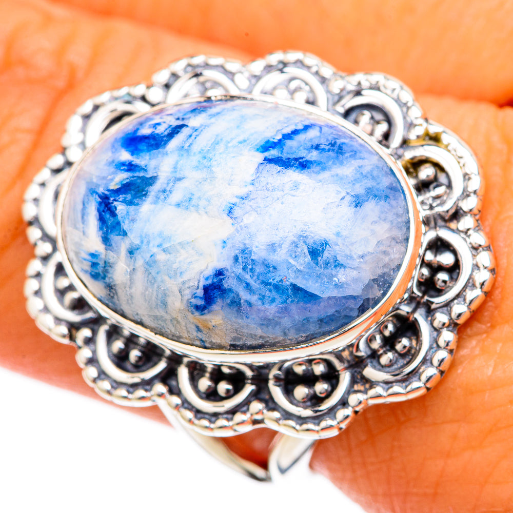 Blue Scheelite Rings handcrafted by Ana Silver Co - RING104210