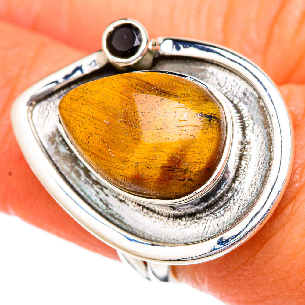 Tiger Eye Rings handcrafted by Ana Silver Co - RING104217