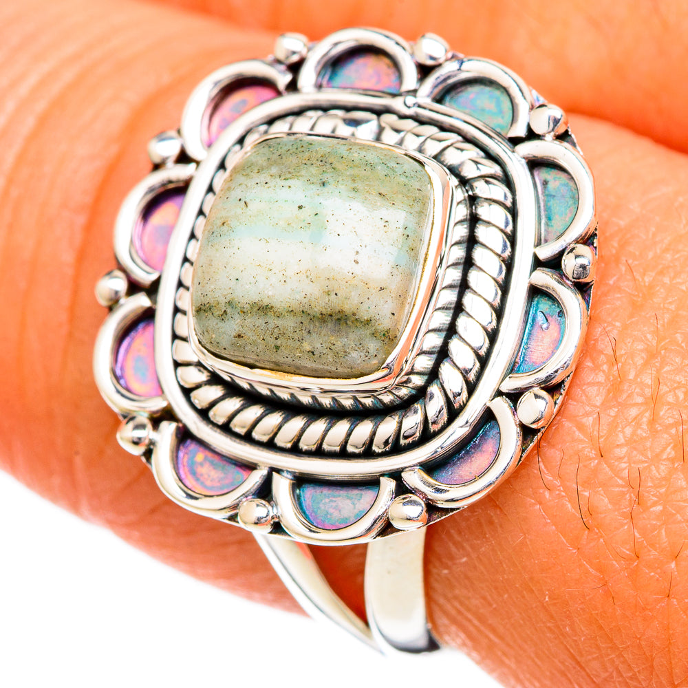 Ocean Jasper Rings handcrafted by Ana Silver Co - RING104233