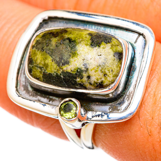 Rainforest Jasper Rings handcrafted by Ana Silver Co - RING104238