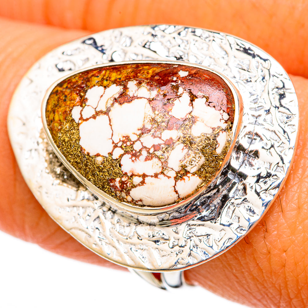 Wild Horse Jasper Rings handcrafted by Ana Silver Co - RING104239