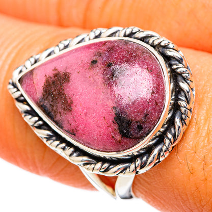 Rhodonite Rings handcrafted by Ana Silver Co - RING104245