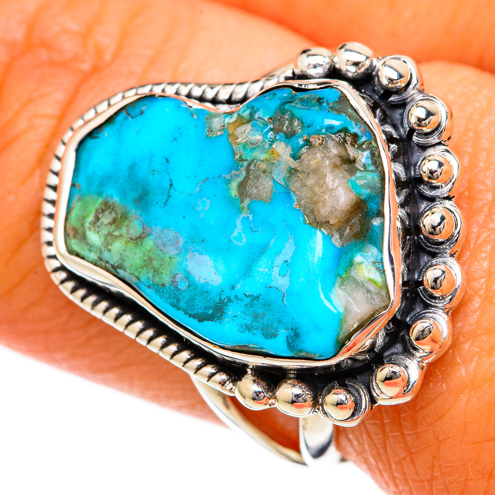 Chrysocolla Rings handcrafted by Ana Silver Co - RING104258