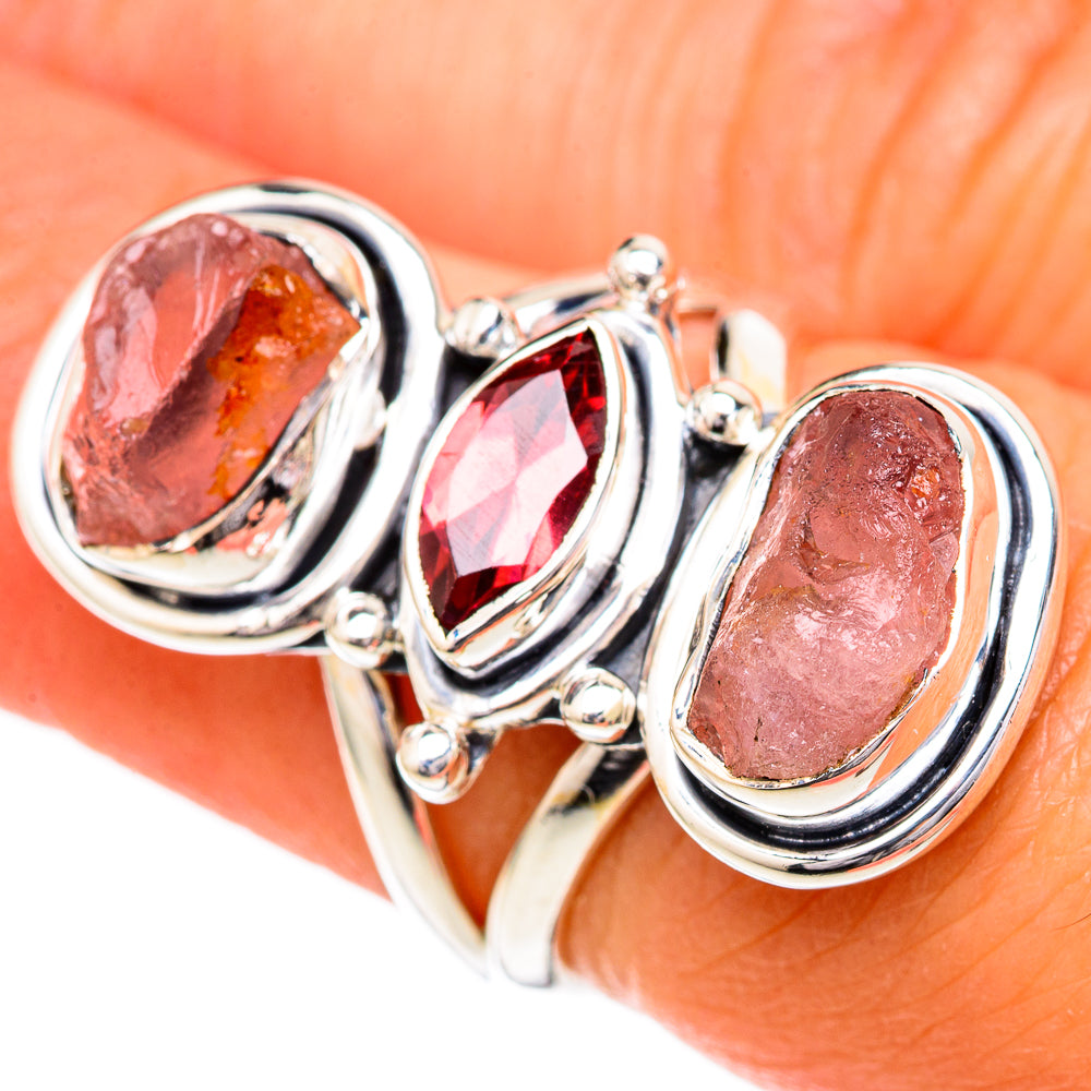 Rose Quartz Rings handcrafted by Ana Silver Co - RING104271