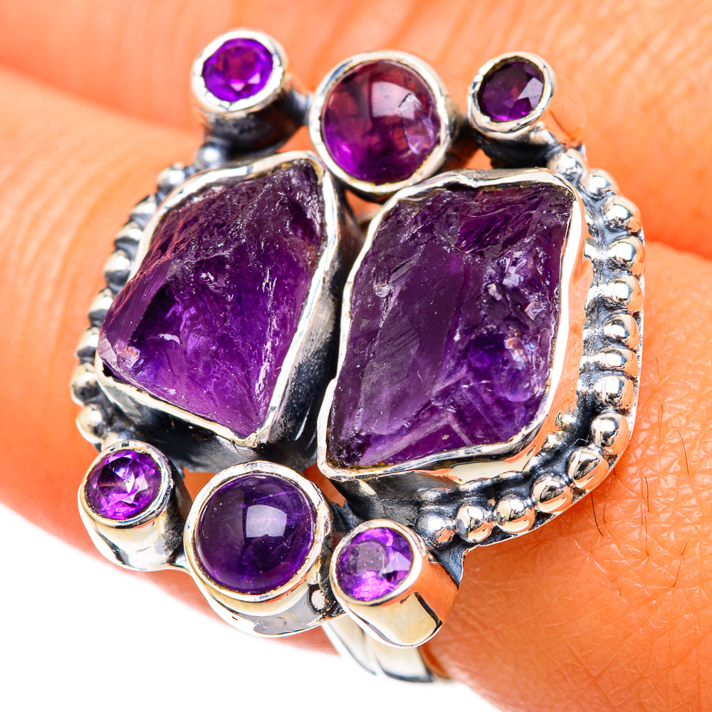 Amethyst Rings handcrafted by Ana Silver Co - RING104274