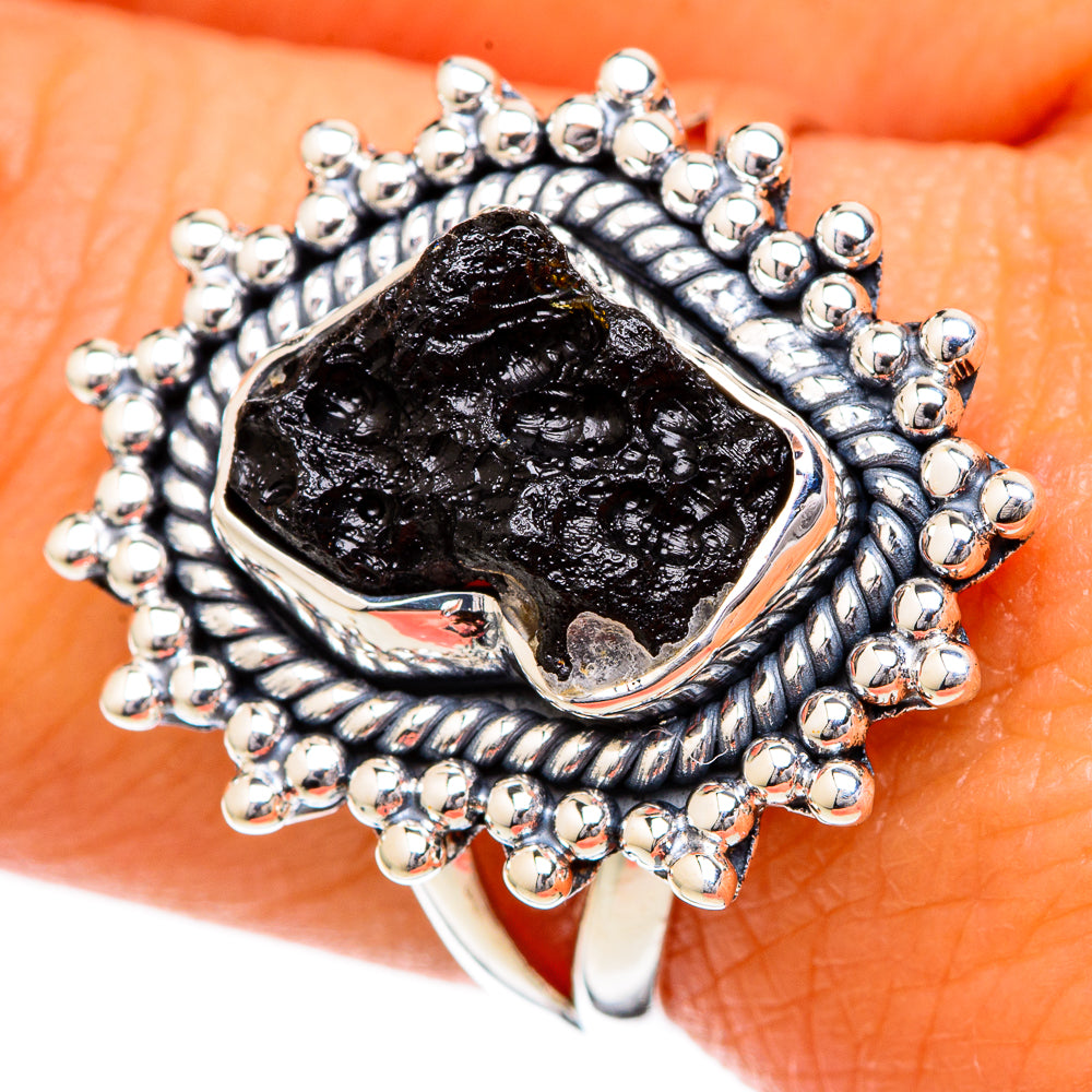 Tektite Rings handcrafted by Ana Silver Co - RING104276