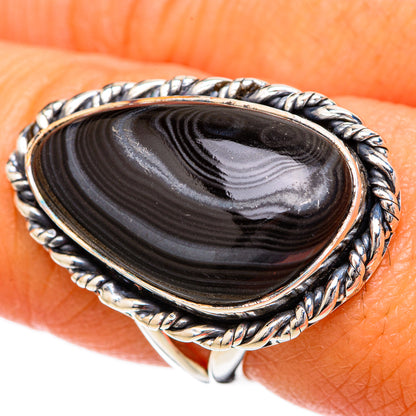 Psilomelane Rings handcrafted by Ana Silver Co - RING104277