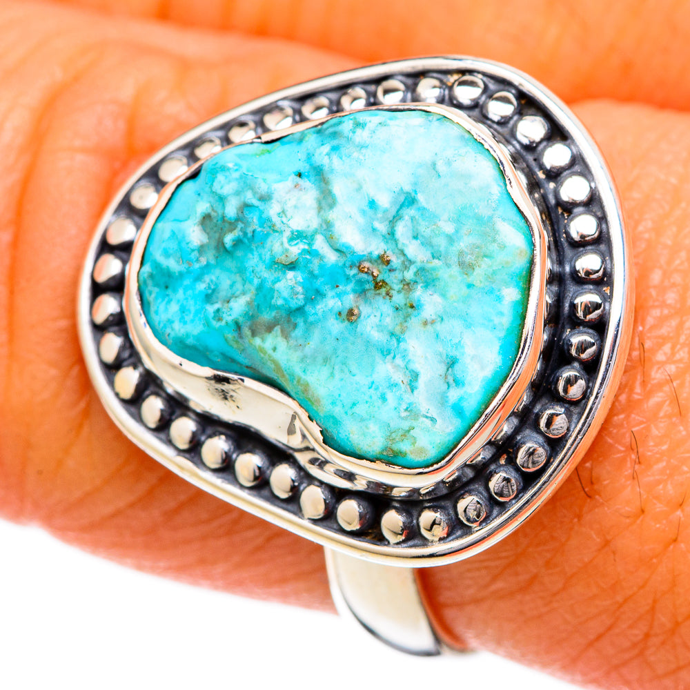 Chrysocolla Rings handcrafted by Ana Silver Co - RING104280