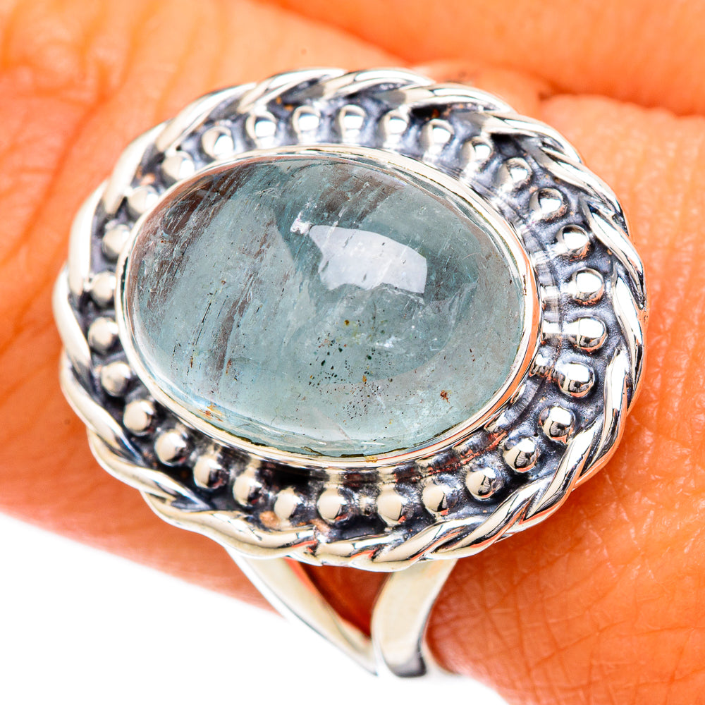 Aquamarine Rings handcrafted by Ana Silver Co - RING104283