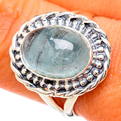 Aquamarine Rings handcrafted by Ana Silver Co - RING104283