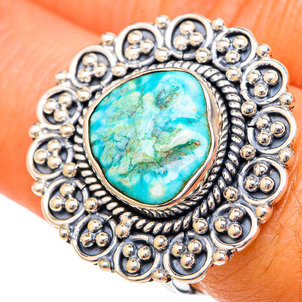 Chrysocolla Rings handcrafted by Ana Silver Co - RING104298