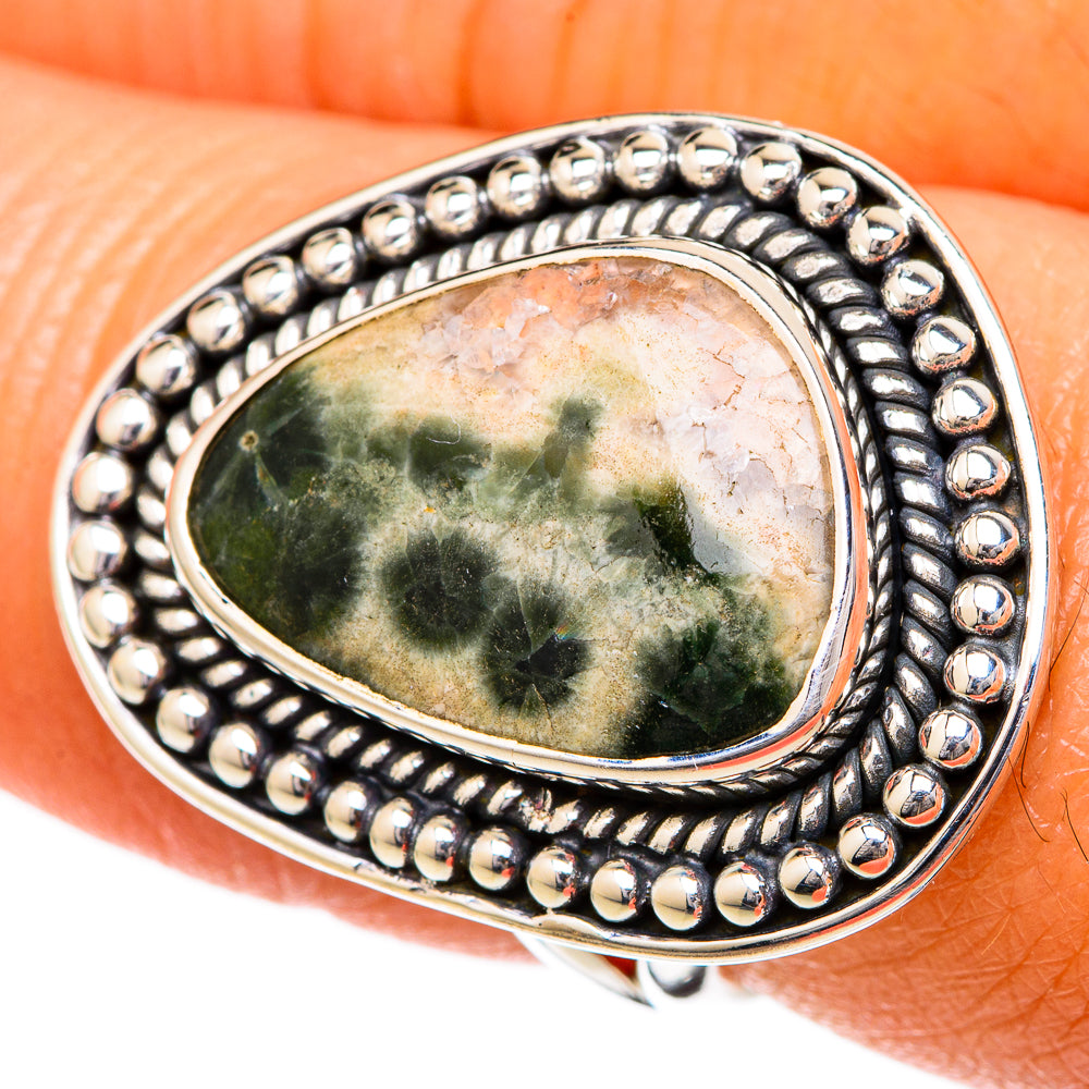 Ocean Jasper Rings handcrafted by Ana Silver Co - RING104300