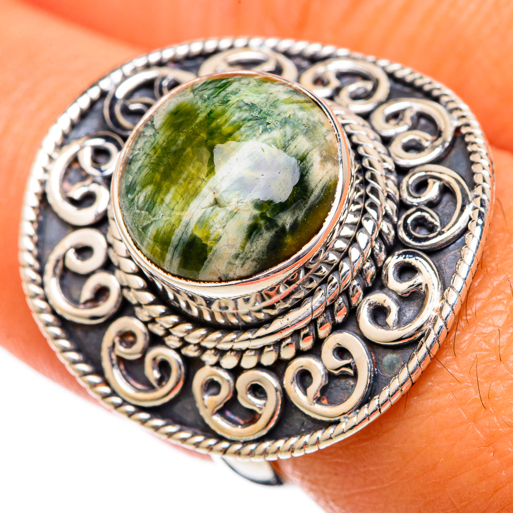 Ocean Jasper Rings handcrafted by Ana Silver Co - RING104302