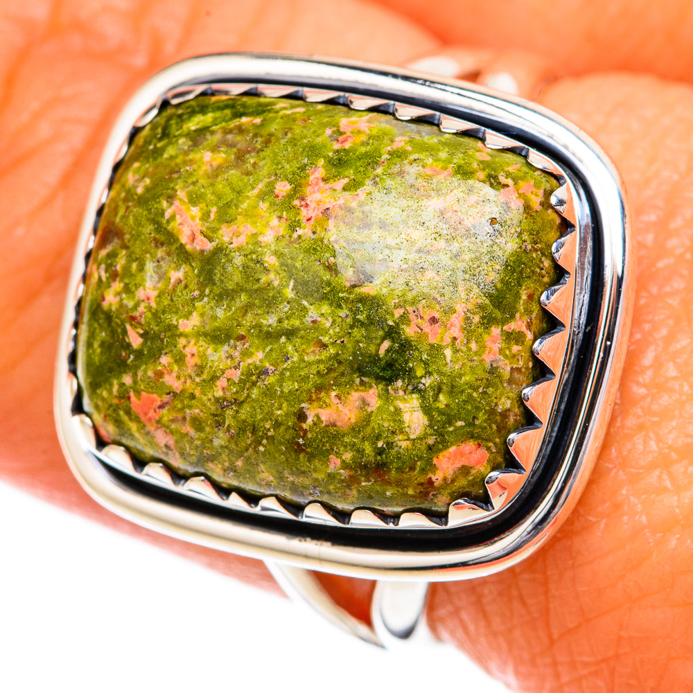 Unakite Rings handcrafted by Ana Silver Co - RING104303