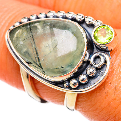 Prehnite Rings handcrafted by Ana Silver Co - RING104305