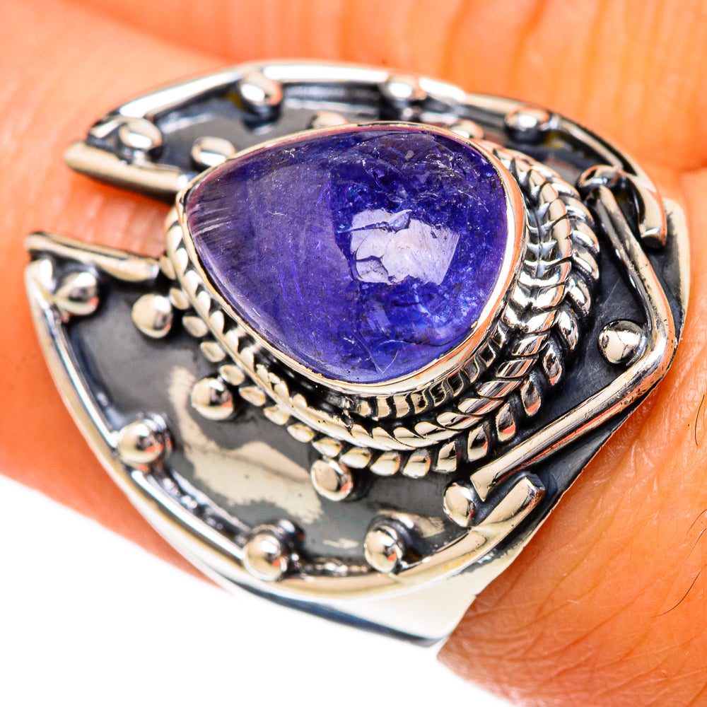Tanzanite Rings handcrafted by Ana Silver Co - RING104326