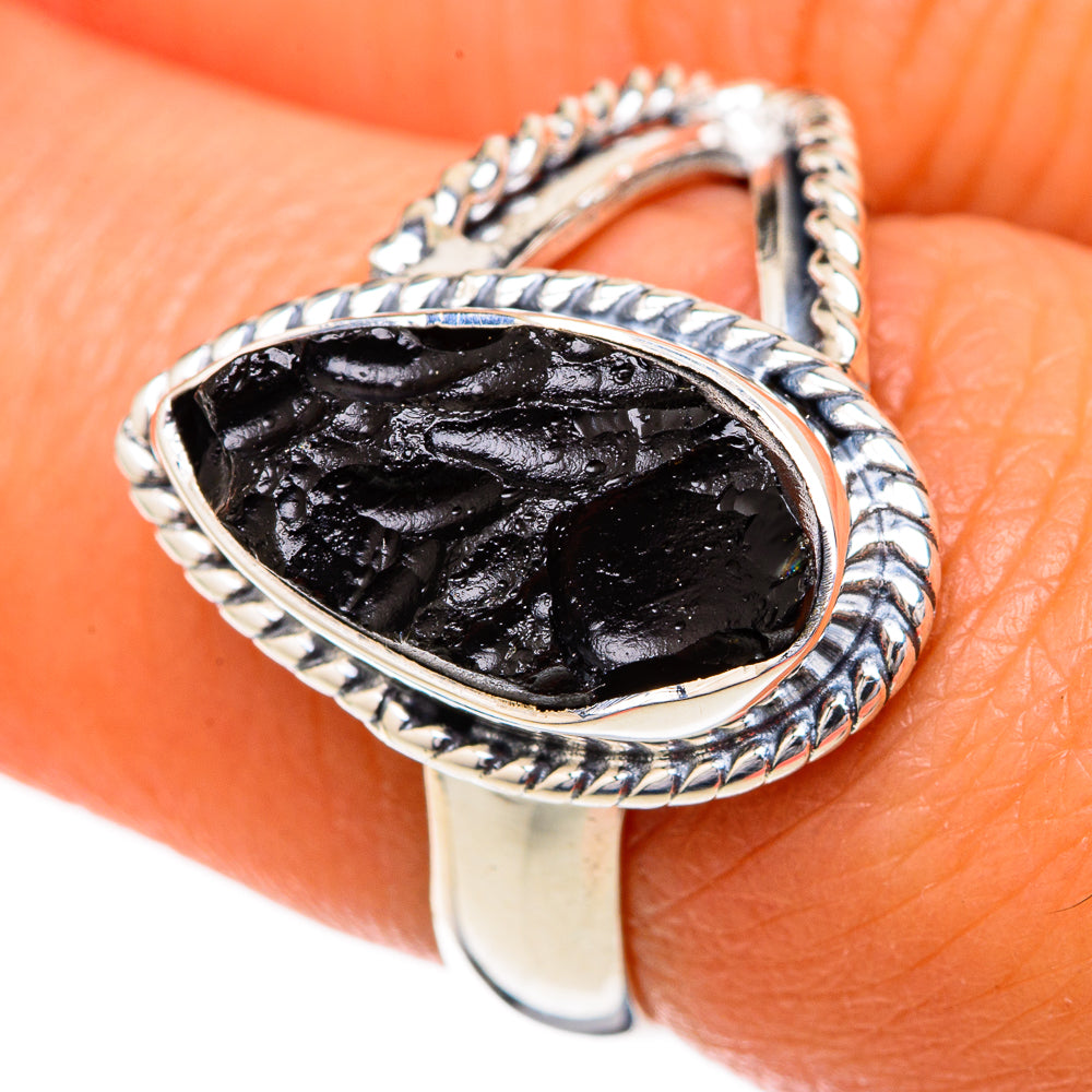 Tektite Rings handcrafted by Ana Silver Co - RING104341