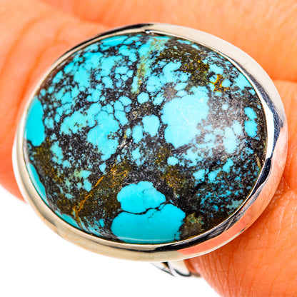 Tibetan Turquoise Rings handcrafted by Ana Silver Co - RING104346
