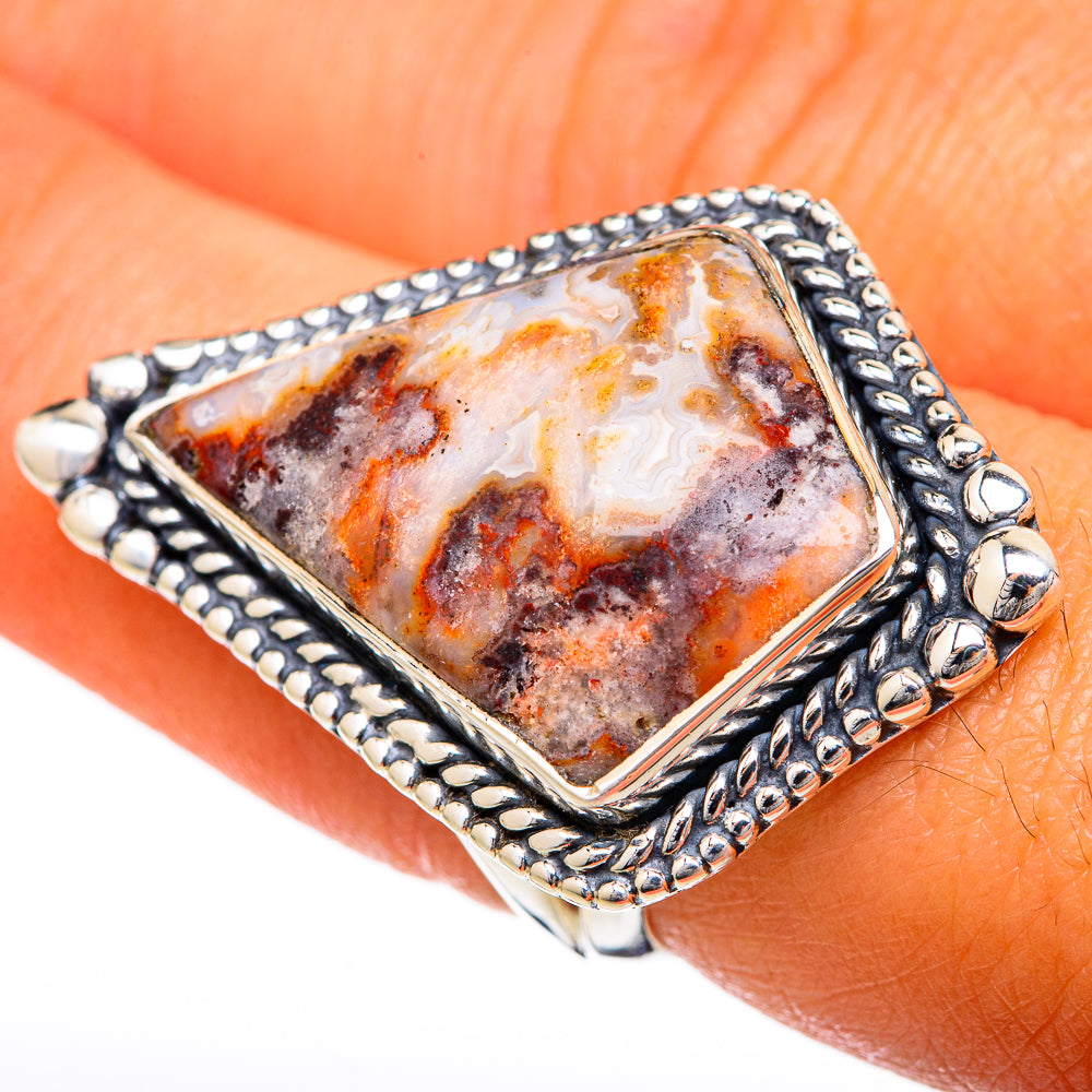 Ocean Jasper Rings handcrafted by Ana Silver Co - RING104359