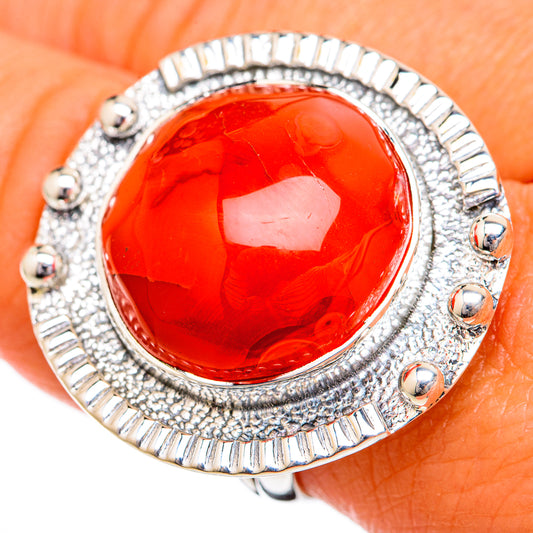 Carnelian Rings handcrafted by Ana Silver Co - RING104360
