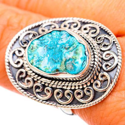 Chrysocolla Rings handcrafted by Ana Silver Co - RING104380