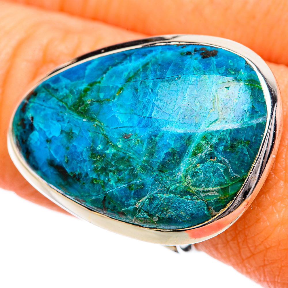Chrysocolla Rings handcrafted by Ana Silver Co - RING104381
