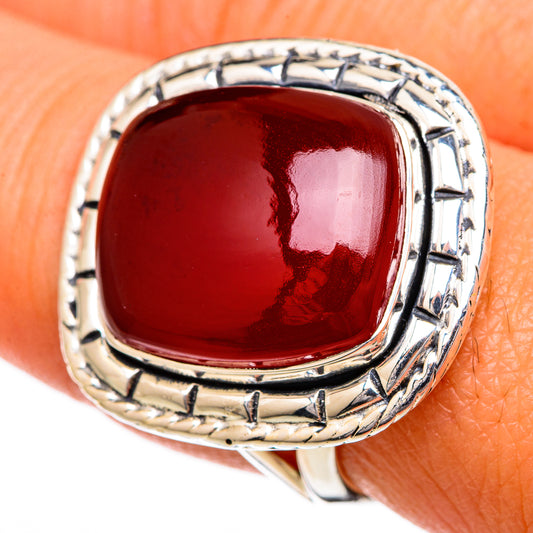 Red Onyx Rings handcrafted by Ana Silver Co - RING104396