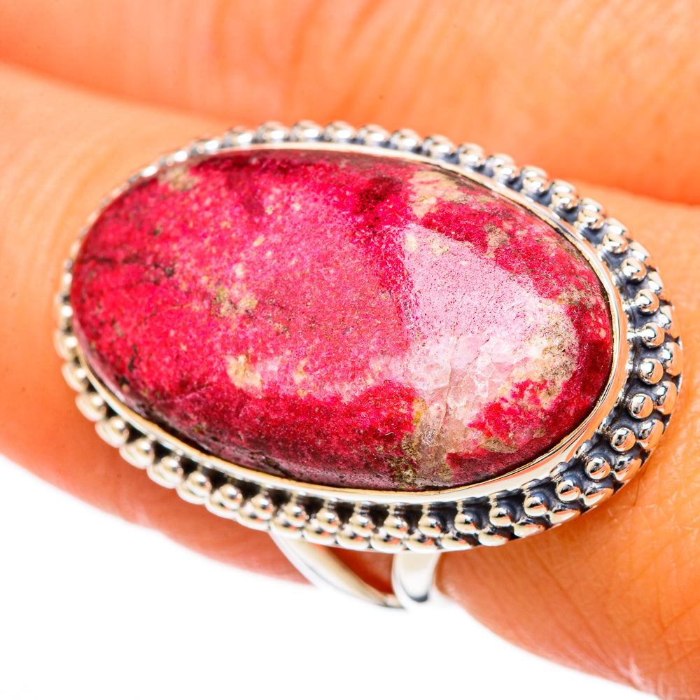 Thulite Rings handcrafted by Ana Silver Co - RING104398