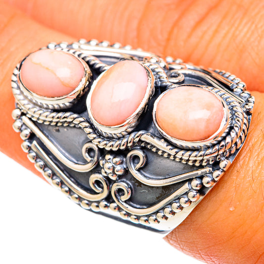 Pink Opal Rings handcrafted by Ana Silver Co - RING104399