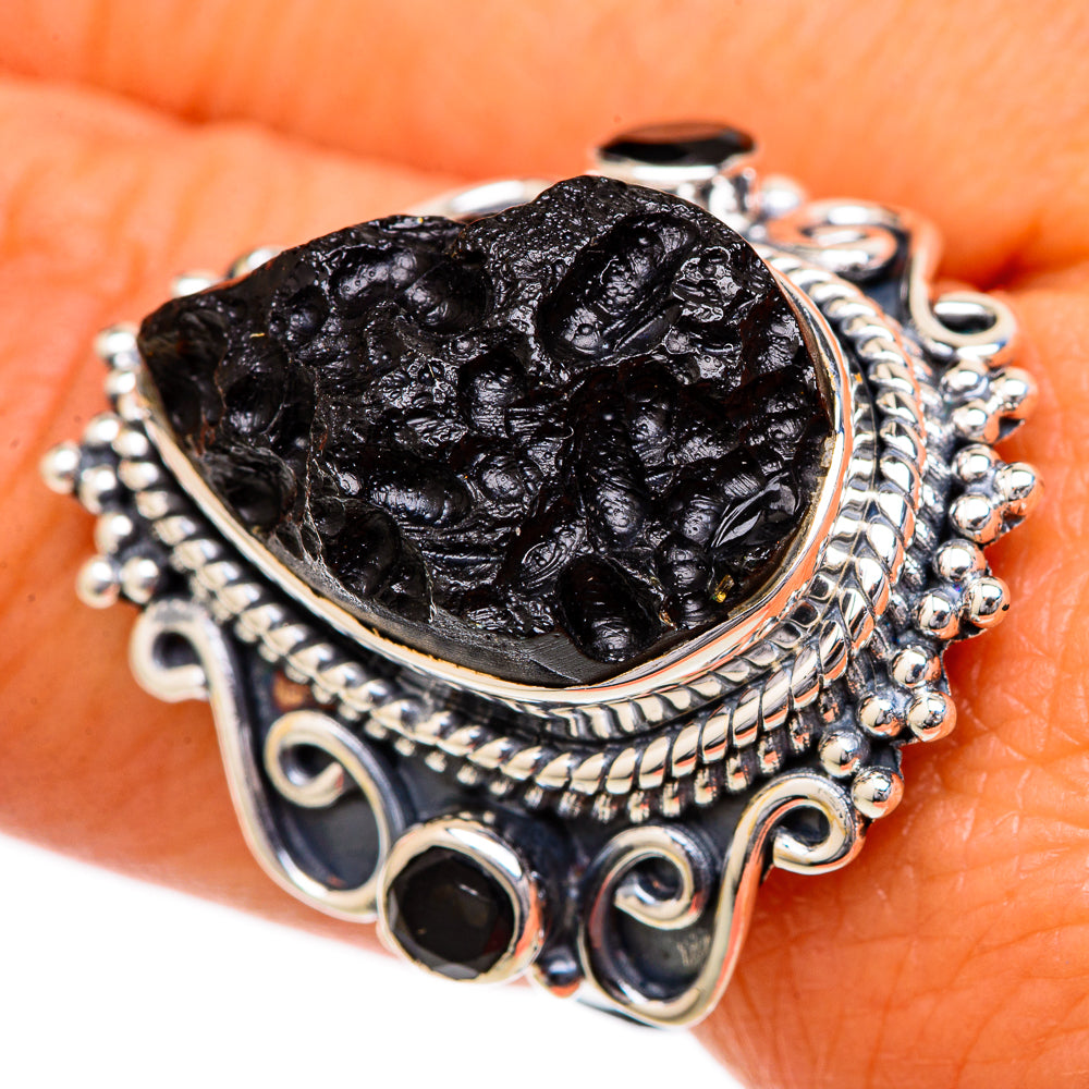 Tektite Rings handcrafted by Ana Silver Co - RING104407