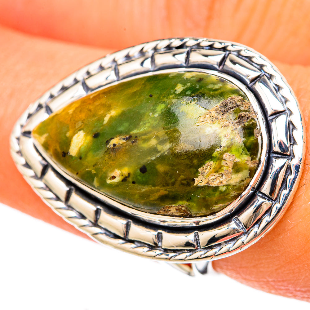 Rainforest Opal Rings handcrafted by Ana Silver Co - RING104421