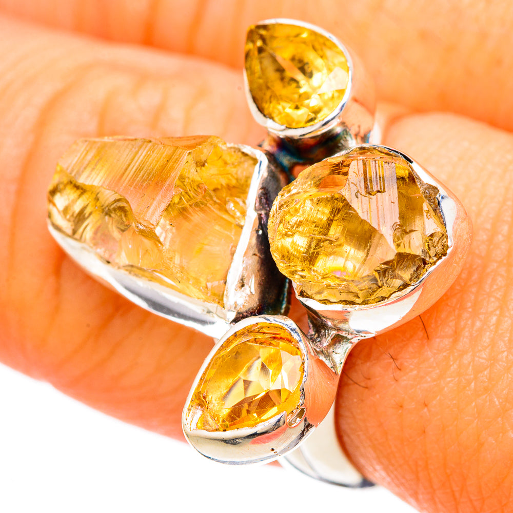 Citrine Rings handcrafted by Ana Silver Co - RING104425