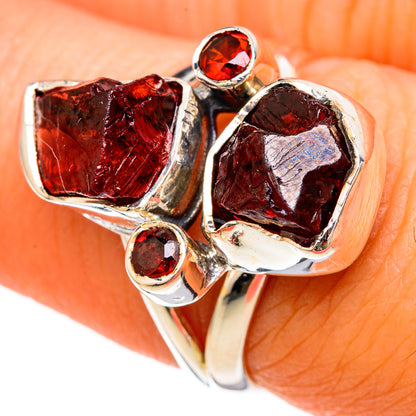 Garnet Rings handcrafted by Ana Silver Co - RING104429