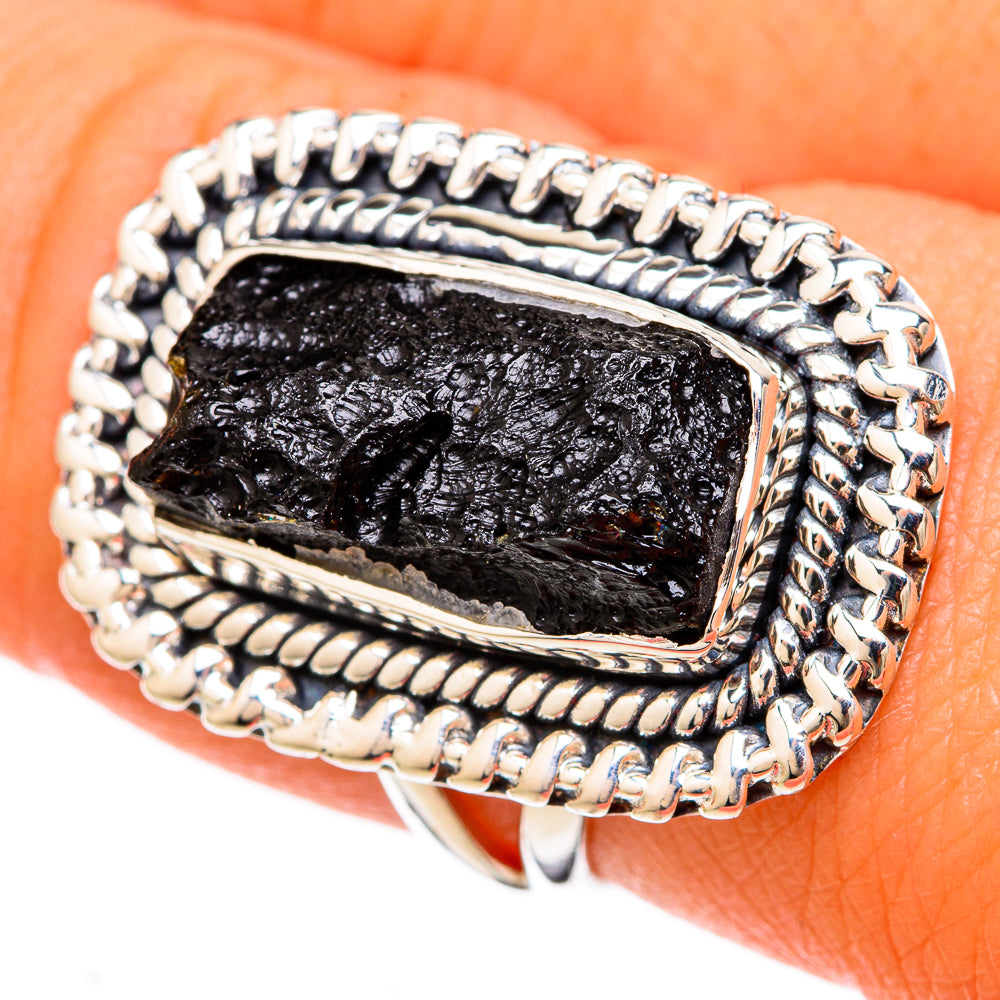 Tektite Rings handcrafted by Ana Silver Co - RING104432