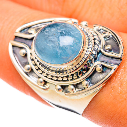 Aquamarine Rings handcrafted by Ana Silver Co - RING104444