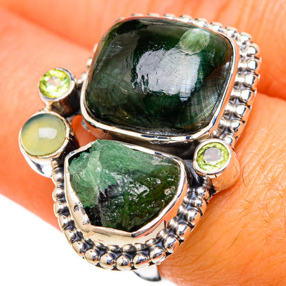 Seraphinite Rings handcrafted by Ana Silver Co - RING104446