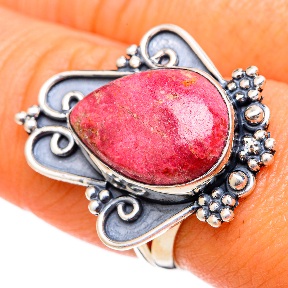 Thulite Rings handcrafted by Ana Silver Co - RING104454